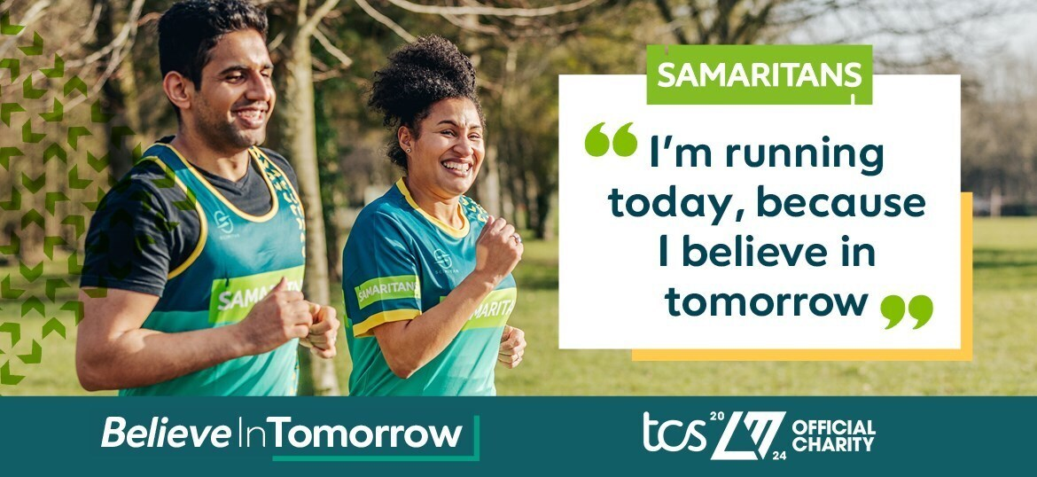 Samaritans 2024 Team TCS London Marathon Registrations