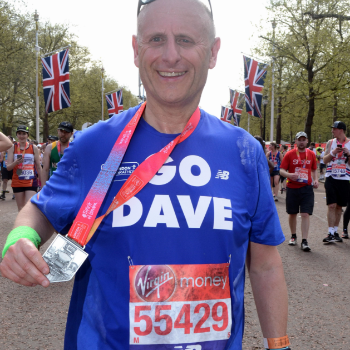 David Lunt 68th Marathon raising funds for PHAB